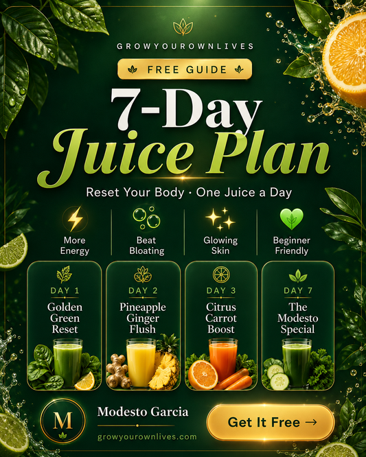 7 Day Juice Plan - Free Starter Guide